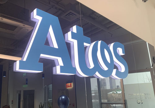Вывеска светодиодная Atos